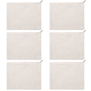 Aspire Cotton Canvas Zipper Bags, 8 x 6 Inches Pen / Pencil Cases