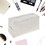 Muka Personalized Logo Cotton Makeup Bag, Travel Cosmetic Organizer, 7 x 4 x 3 Inch - Black