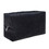 Aspire Blank Travel Storage Bag, Black Canvas Cosmetic Pouch, 7 x 4 x 3 Inch