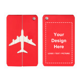 Muka Personalized Custom Aluminum Metal Luggage Tags & Bag Tag Stainless Steel Loop for Laser Engrave