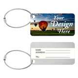 Muka Full Color Printed Aluminum Identification Tag - 3 1/8