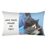 Custom Design Velvet Throw Pillow Cover, Picture/Text Pillowcases, DIY Memorial Gift