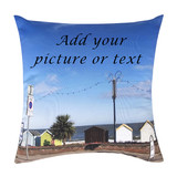 TOPTIE Customize Pillow Cases with Picture, Add Your Design on Canvas Pillow Covers, Nice Personalized Gift
