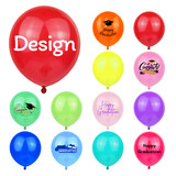 Aspire Custom Balloons Personalized Latex Balloons with Logo Name, 12 Inch Printed Balloon for Wedding Graduation Party