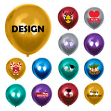 Aspire Custom Metallic Balloons Printing Logo, Design Latex Balloon 12 Inch for Wedding Graduation Party