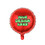 Aspire Custom Round Foil Balloons 18 inch, Customizable Aluminum Balloons for Birthday Graduation Party Baby Shower Wedding Engagement Propose Marriage Ceremony Decoration - Red