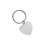 Muka Customized Heart Shape Keychain, Double-sided Laser Engraving Keychain Presents for Family, Lover, Friend