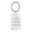 Muka Personalized Keychain Different Shape, Stainless Steel Laser Engraving Key Ring Clips for Couples, Friends