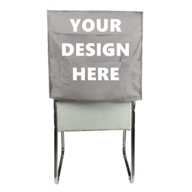 Muka Custom Embroidered Chair Pocket, Multi Pocket Chair Back Organizer, DIY Chair Pockets