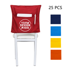 Muka Custom Chair Back Cover, Student Chair Pockets 25 PCS, Chair Back Pouch 16"