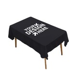 Muka Personalized Rectangular Tablecloth, Custom Solid Color Party Event Table Cover for Dinner