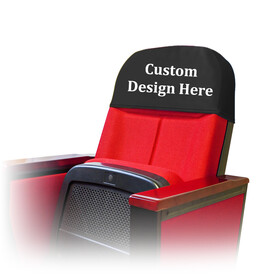 Muka Custom Chair Covers for Cinema, Personalized Theater Chair Back Cover, Stretched Seat Cover