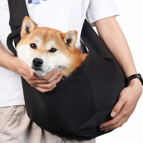 Muka Portable Large Capacity Adjustable Pet Backpack Breathable Shoulder Bag for Outdoor Travel