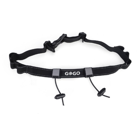 GOGO Custom Triathlon Race Number Belt With Gel Loops, Reflective Running Belt
