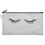 Muka 10-Pack Eyelash Cotton Canvas Makeup Bags 7 3/4 x 4 1/2 Inches, Chic Cosmetic Bags
