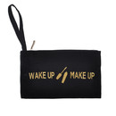 Muka Cotton Canvas Makeup Bag with Funny Saying, 7