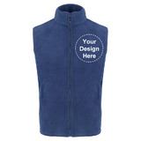 TOPTIE Custom Fleece Vest with 4 Pockets for Men