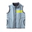 Toptie Custom Kids Fleece Vest Personalized Jacket Winter Coat Uniform for Children Full Zip Up Outerwear Boys Girls