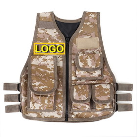 TopTie Custom Children Tactical Vest for Kid Adjustable Military Style for Role Play Outdoor Training Game 2-9 Years Old