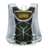 Toptie Custom Hydration Pack for Biking Riding Running Climbing Hiking Waterproof Bicycle Cycling Safety Vest Personalized Backpack Multi-Pocket Design 6L