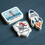 Muka Custom Vinyl Sticker Singles, Rounded Rectangle Sticker, White, 1" x 2"
