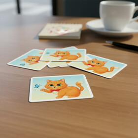 Muka Custom Die-Cut Sticker Singles, White Paper Sticker