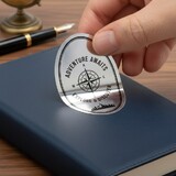 Muka Custom Die-Cut Sticker Singles, Silver Foil Paper Sticker