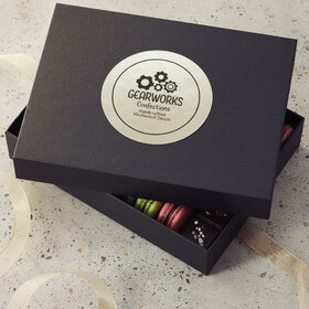 Muka Custom Gold Foil Paper Sticker Rolls, Oval Sticker