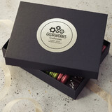 Muka Custom Gold Foil Paper Sticker Rolls, Rounded Square Sticker