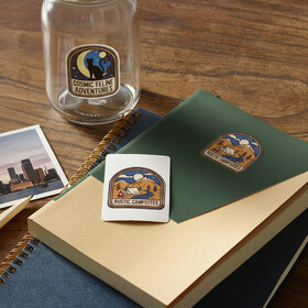 Muka Custom Vinyl Kiss-Cut Stickers, Personalized Stickers, White