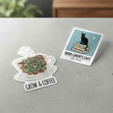 Muka Custom Die-Cut Reusable Stickers, Personalized Stickers
