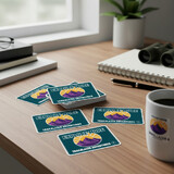 Muka Customized Campaign Stickers, Political Stickers Giveaway Personalized Rounded Rectangle Stickers, White