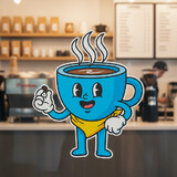 Muka Custom White Vinyl Window Decals, Removable Custom Outside-Glass Window Stickers