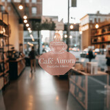 Muka Custom Clear PVC Window Decals, Reusable Custom Window Stickers