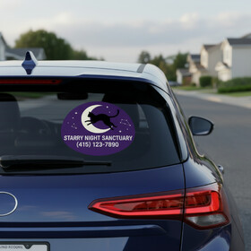 Muka Custom Opaque Car Window Decals, Personalized Custom Car Stickers