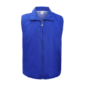 TOPTIE Custom Supermarket Volunteer Activity Vest Full Zipper Uniform Vest