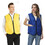 TOPTIE Custom Supermarket Vest / Apron Vest For Clerk Uniform Vest With Zipper Closure, Price/Piece