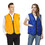 TOPTIE Custom Supermarket Vest / Apron Vest For Clerk Uniform Vest With Zipper Closure, Price/Piece