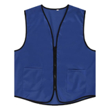 Custom Supermarket Vest / Apron Vest For Clerk Uniform Vest With Zipper Closure
