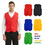 TOPTIE Custom Unisex Button Vest Add Logo Supermarket Staff Clerk Volunteer Waiter Bartender Uniform Vest, Price/Piece