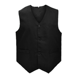 Custom Waiter Bartender Uniform Unisex Button Vest For Supermarket Clerk & Volunteer