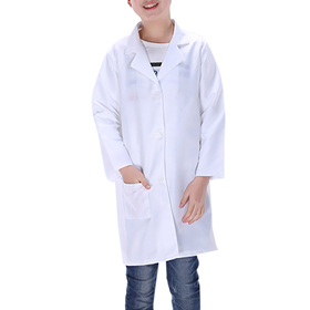 TOPTIE Childrens White Lab Coat Kids Doctor Costume