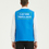 Custom Adult Volunteer Uniform Vest Polyester Zipper Supermarket Activity Vest