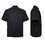 TOPTIE Custom Black Short Sleeve Chef Coat Jacket Embroidered Chef Uniform