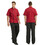TOPTIE Custom Chef Coat Short Sleeve Chef Jacket Personalized Uniform Add Name & Logo