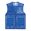 Custom Unisex Mesh Volunteer Vest Add Text Logo on Activity Team or Supermarket with Zipper & Pocket