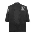TOPTIE Custom 3/4 Sleeve Active Chef Coat Unisex Heat Transfer or Embroidered Chef Uniform