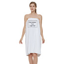 TOPTIE Custom Cotton Terry Cloth Body Wrap, Embroidered Logo Women's Spa Shower Towel Wrap