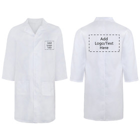 TOPTIE Custom Kid Lab Coat Personalized Costume for School Scientists Halloween