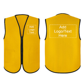TopTie Unisex Work Vest Volunteer Activity Supermarket Uniform Button Up Vest